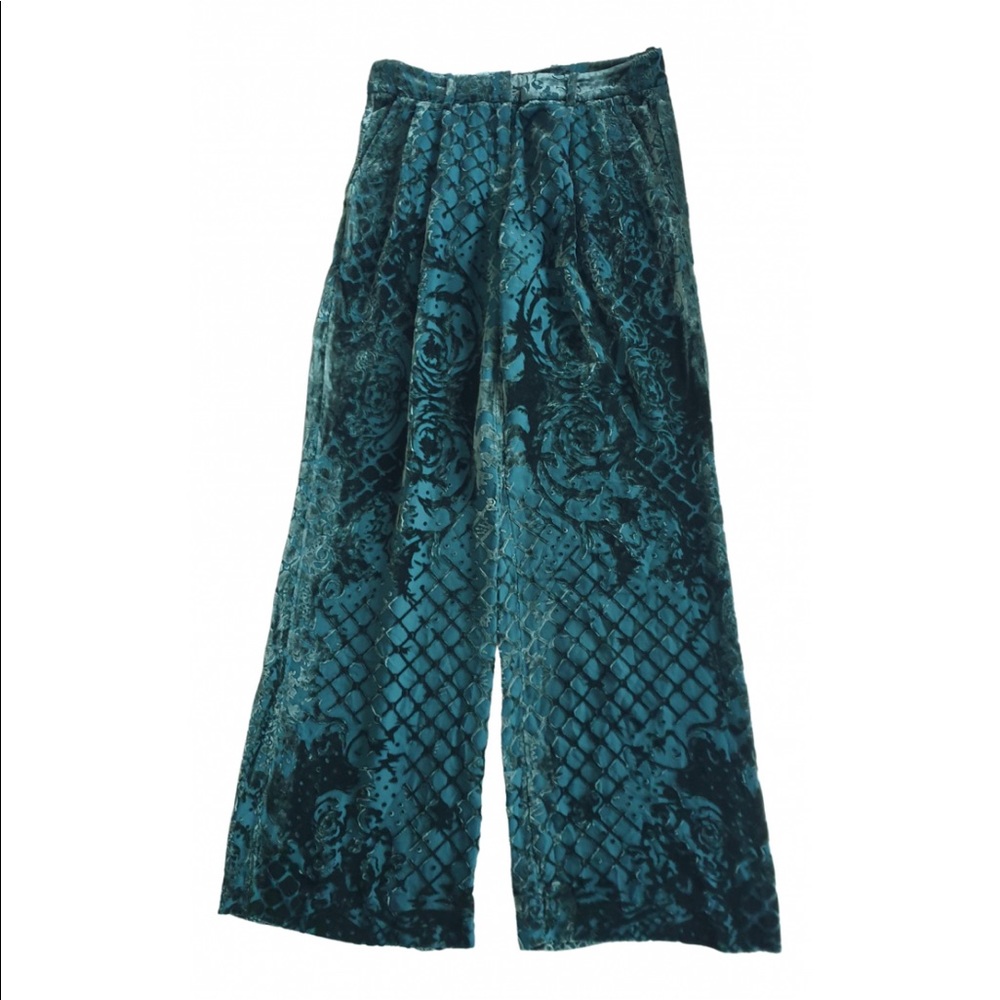 Balmain X H&M Velvet & Silk Trousers